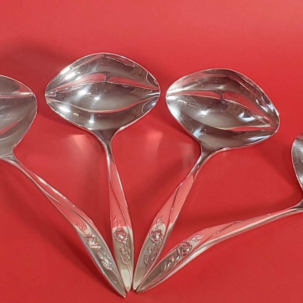 Oneida Morning Rose Soup - Sauce Ladle (3 available)